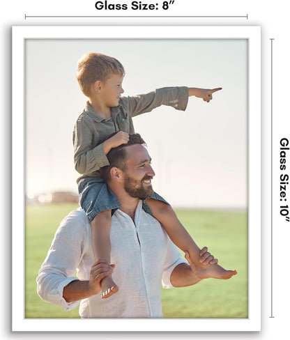 Americanflat 24x36 Poster Frame with Polished Plexiglass - Streamline Collection - Thin Border Picture Frame for Wall Display - Hanging Hardware Included - Black - Colors B