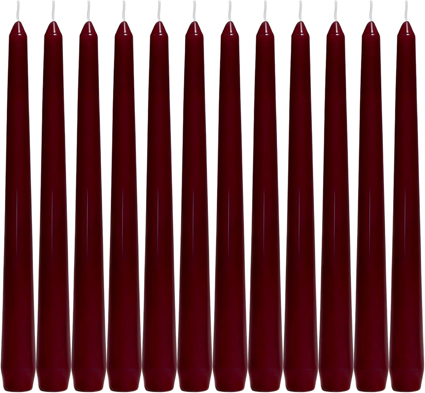 4 Pack White Taper Candles丨Taper Candles 10 Inch Dripless丨Unscented & Smokeless Candlesticks Bulk丨7-8 Hours Long Burning Tall Candles丨Ideal for Christmas Weddings Parties Dinner