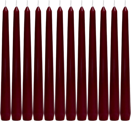 4 Pack White Taper Candles丨Taper Candles 10 Inch Dripless丨Unscented & Smokeless Candlesticks Bulk丨7-8 Hours Long Burning Tall Candles丨Ideal for Christmas Weddings Parties Dinner