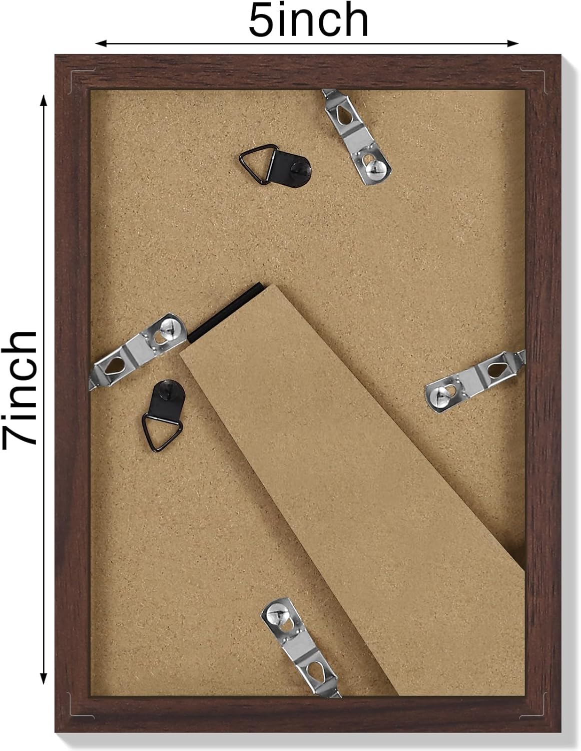 Vittanly 11x14 Picture Frame, Display Pictures 8x10 with Mat or 11x14 without Mat, Photo Frame for Wall Mounting, Black, 1 Pack - Colors B