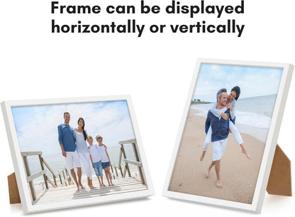 Americanflat 24x36 Poster Frame with Polished Plexiglass - Streamline Collection - Thin Border Picture Frame for Wall Display - Hanging Hardware Included - Black - Colors B
