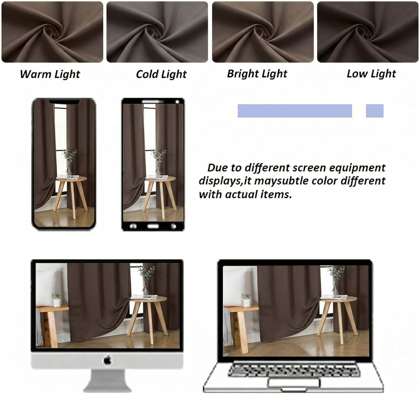 Simplebrand Ava Sage Green Blackout Curtains for Bedroom 63 Inch Length 2 Panels Set, Solid Thermal Insulated Energy Saving Rod Pocket Window Treatment Curtains Blackout Drapes, W40 x L63 Inch, Sage - Colors C