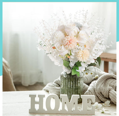 Canlierr 100 Pcs Eucalyptus Stems Faux Greenery Artificial Eucalyptus Leaves Decor Greenery Stems Branch for Wedding Centerpiece Flower Bouquet Farmhouse Home (Dark Green)