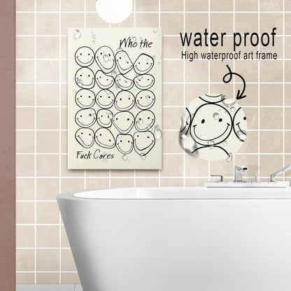 DIHSIEG 12x16 Canvas Wall Art funny bathroom wall art Print Poster Vintage Poster Frameless Floral Can be hung on the Wall Heal Your Heart poster Wall Art Canvas