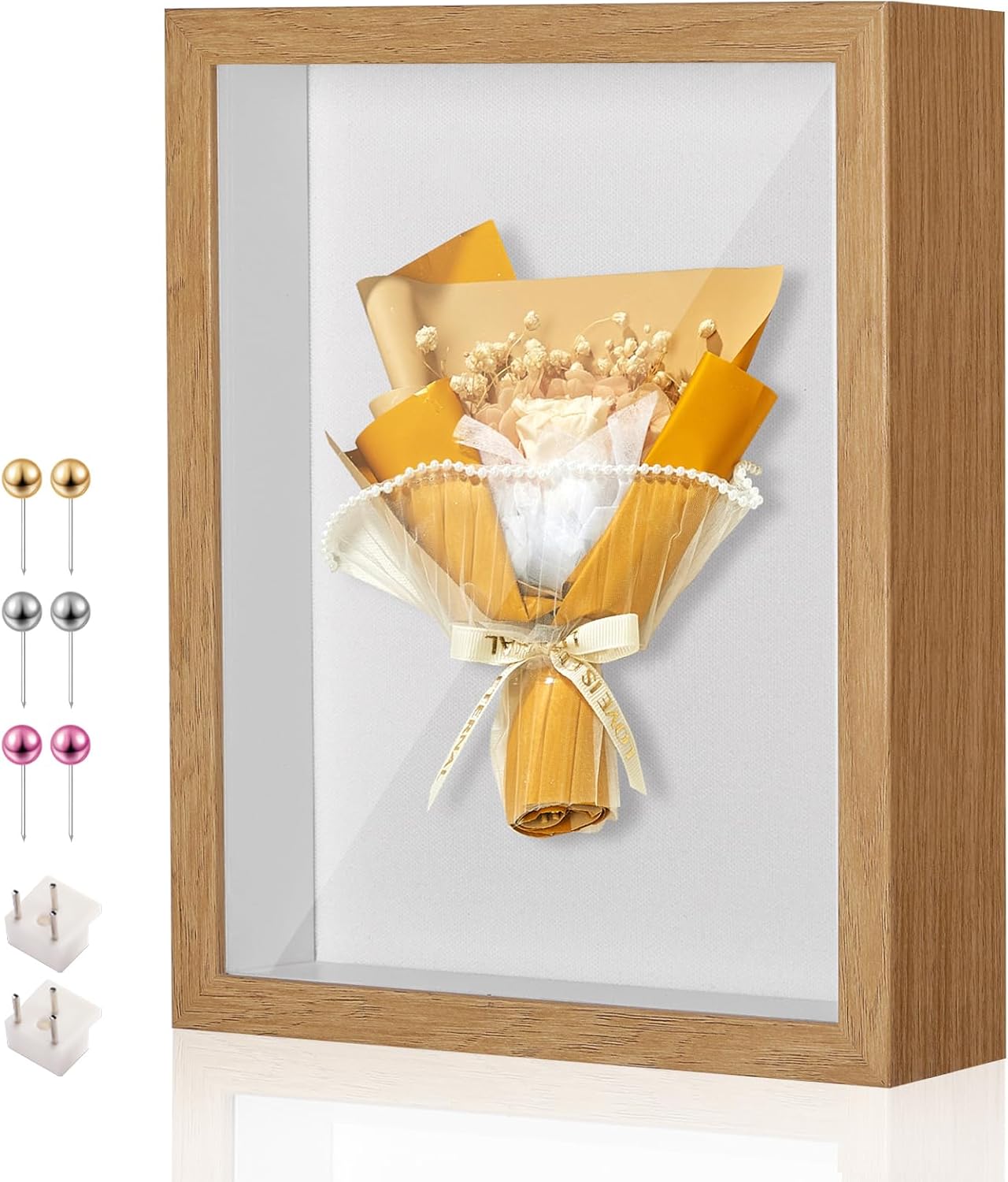 11x14 Shadow Box Display Case Picture Frame with Soft Linen Back, Large Deep Black Shadow Box 11x14 for Flowers Medal Display Case Jersey pet Graduation Memorabilia Baby Ltems Crafts Photos