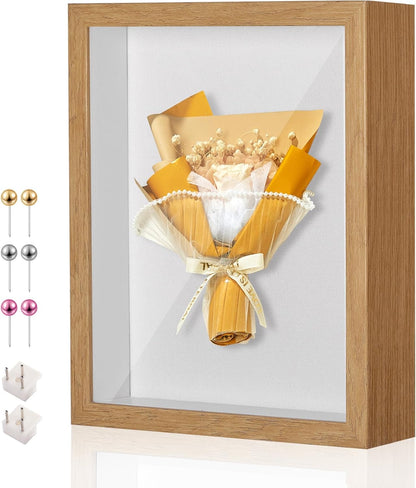 11x14 Shadow Box Display Case Picture Frame with Soft Linen Back, Large Deep Black Shadow Box 11x14 for Flowers Medal Display Case Jersey pet Graduation Memorabilia Baby Ltems Crafts Photos