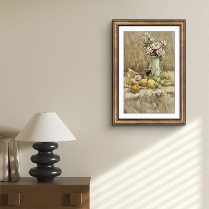 Golden State Art, 11x14 Photo Frame with Mat for Pictures 8x10 and Real Glass (Dark Gold Brown & Bronze Pewter Panel with White Color Mat, 1.25 Inch Frame Border)