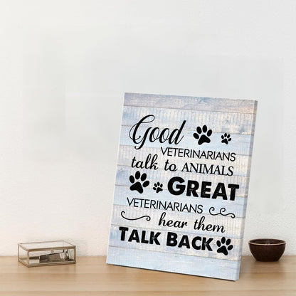 Inspirational Farmhouse Canvas Print Wall Art Decor One Small Positive Thought in the Morning Can Change Your Whole Day Sign Painting Plaque Rustic Home Decoration (8 X 8 Inches, Framed)