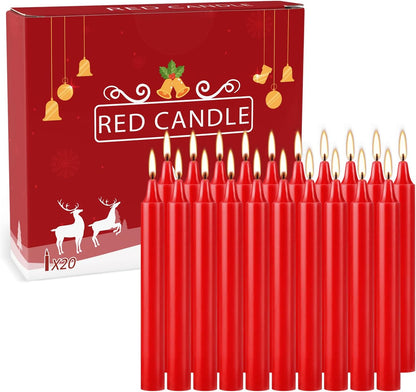 YOROXRG 40 Pack Spell Chime Candles-4 Inch Multi-Colored Taper Candles Sticks-for Home Decor Kitchen Decor Wedding Decoration-10 Colours