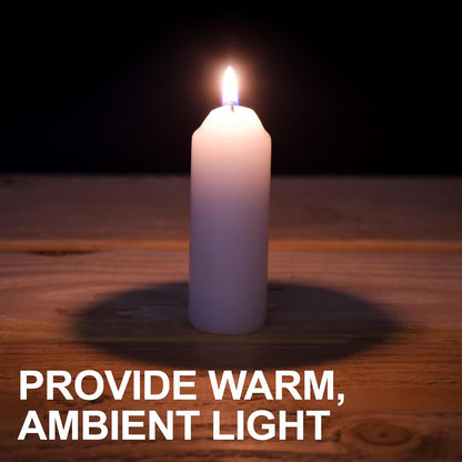 Candles for UCO Candle Lanterns, Long-Burning Candles for Outdoor, Camping, Prepping Supplies and Emergency Preparedness