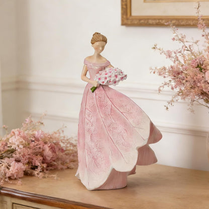 Guichifun Fairy Statue Collection Home Decoration - Leaf Angel Girls Resin Modern Table Decor for Living Room Office Sculpture Decor for Women Indoor Rustic Figurines Gift 5 x 3 x 7.5 Inch