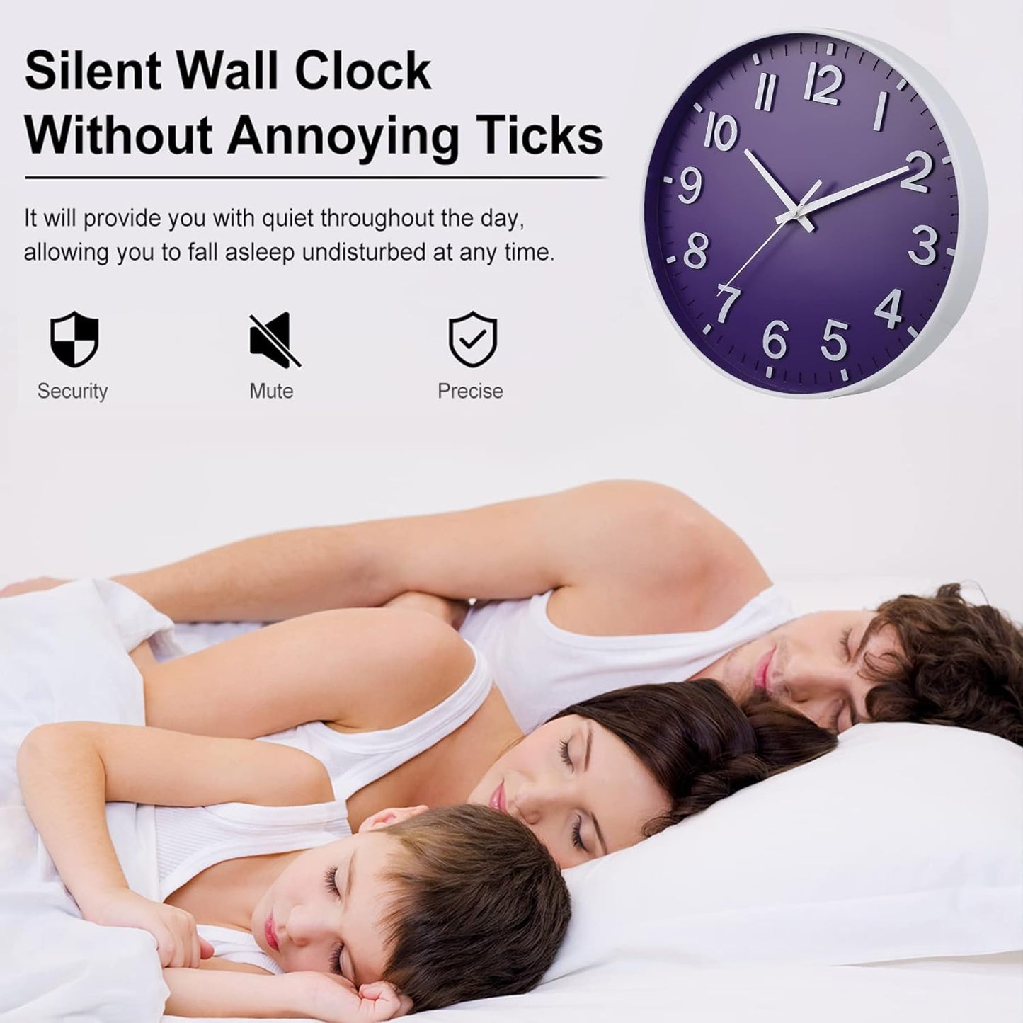 HZDHCLH Wall Clocks Battery Operated,12 inch Silent Non Ticking Modern Wall Clock for Living Room Bedroom Kitchen Office Classroom Decor (Olive Green and Gold)