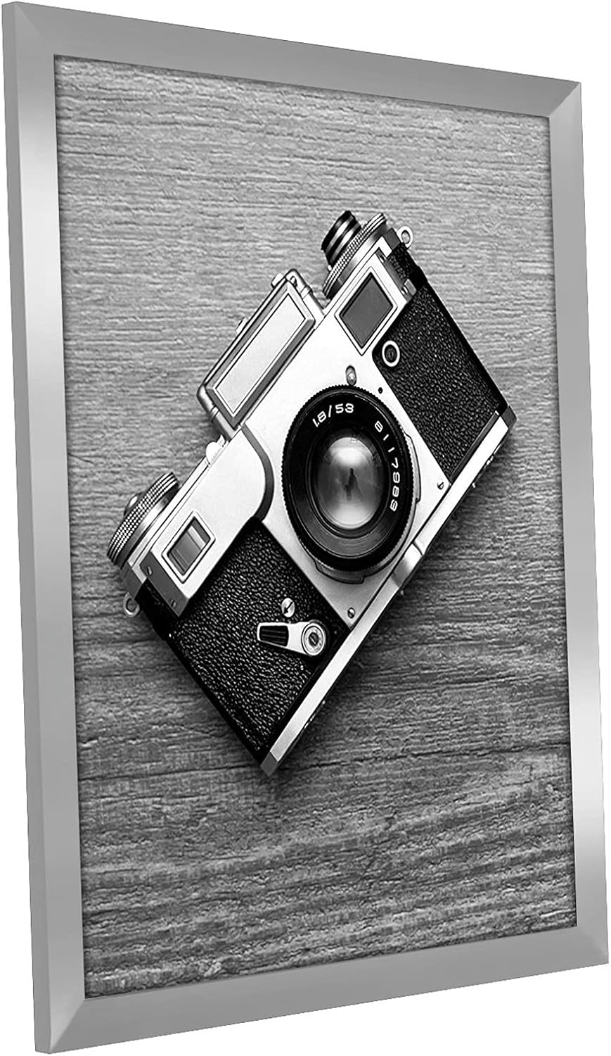 Americanflat 16x20 Picture Frame with Polished Plexiglass - Black Picture Frame - Wide Photo Frames Made of Engineered Wood for Vertical or Horizontal Wall Display - Epic Collection - Black - Colors B