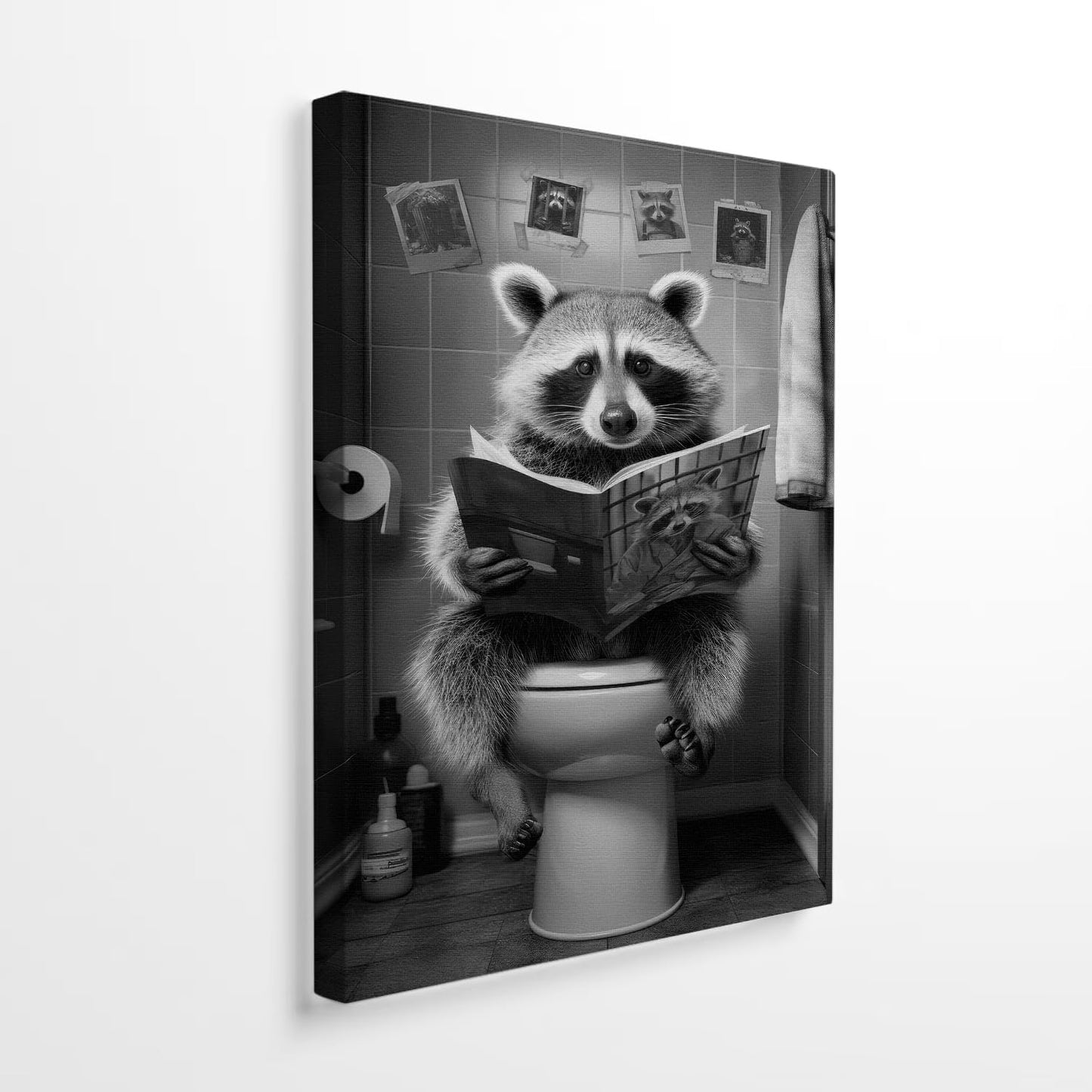 DIHSIEG 12x16 Canvas Wall Art funny bathroom wall art Print Poster Vintage Poster Frameless Floral Can be hung on the Wall Heal Your Heart poster Wall Art Canvas