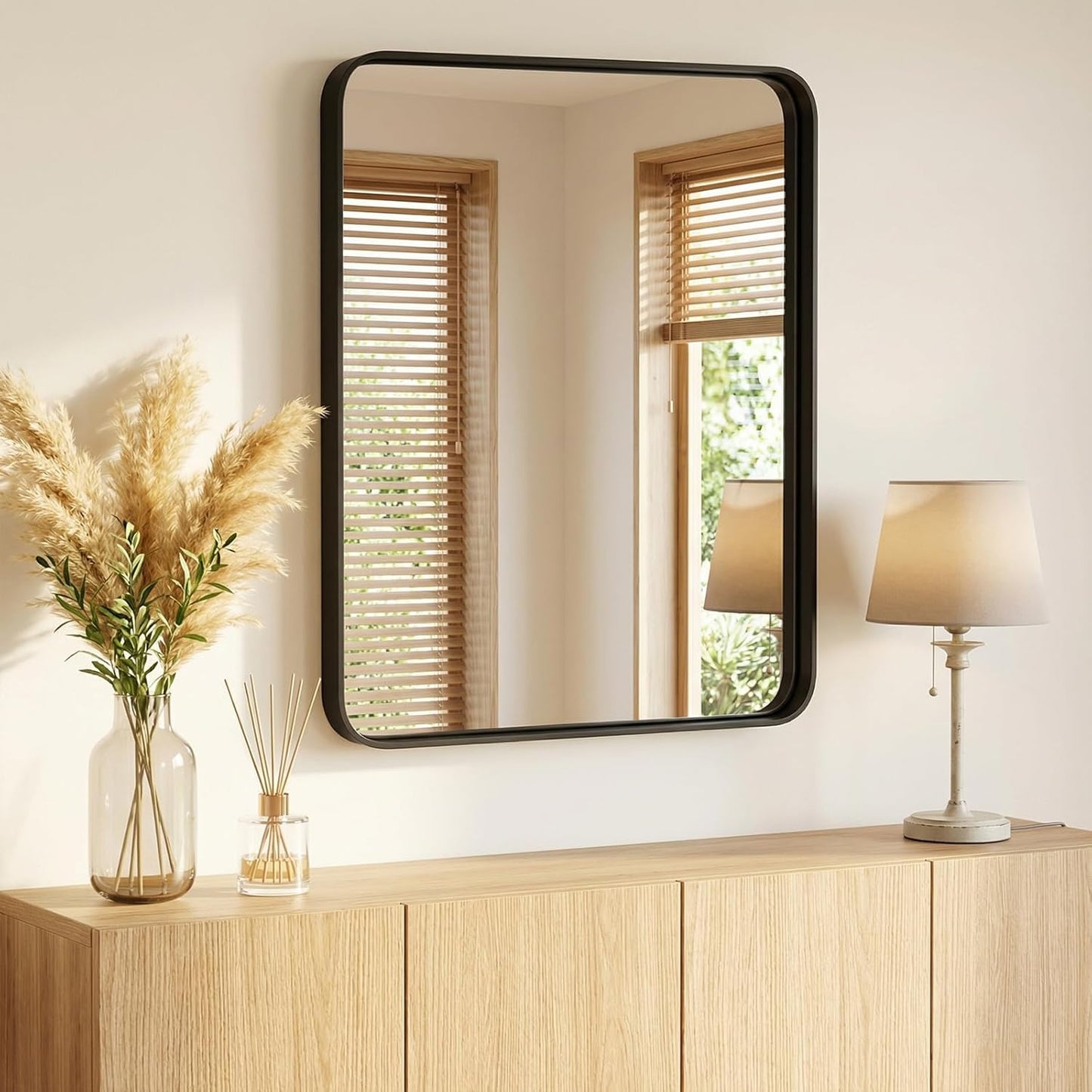NEWBULIG Gold Round Wall Mirror 36 Inch, Bathroom Mirrors for Over Sink, Wall Decor for Bathroom, Entryway, Bedroom, Vanity
