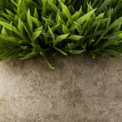 Ogrmar Mini Plastic Faux Plants in Pot/Small Topiary Shrubs Fake Greenery for Bathroom, House Decorations (Green Grass)