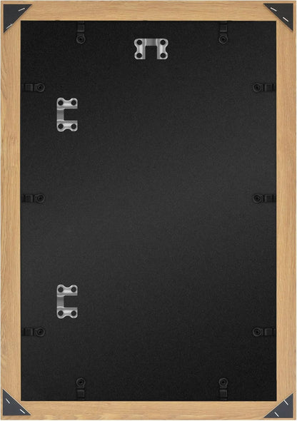 Americanflat 16x20 Picture Frame with Polished Plexiglass - Black Picture Frame - Wide Photo Frames Made of Engineered Wood for Vertical or Horizontal Wall Display - Epic Collection - Black - Colors B