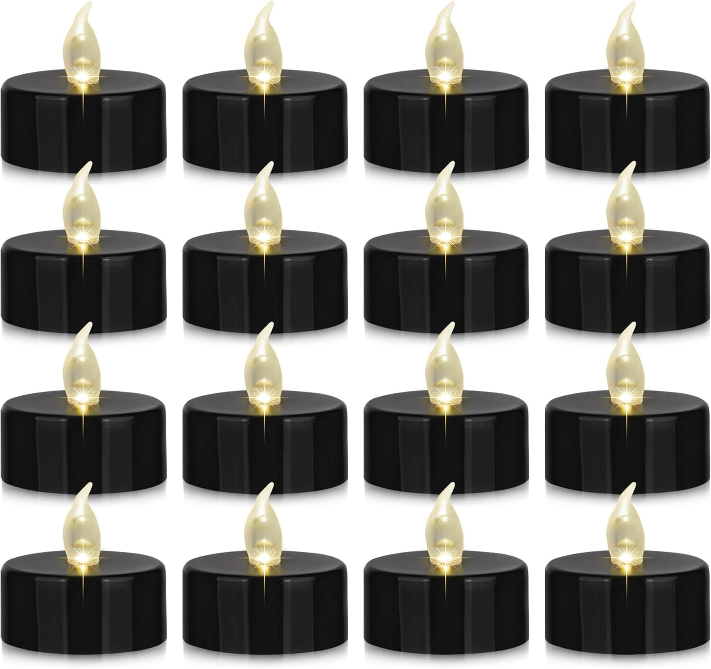 Nancia 100PACK Flameless LED Tea Lights Candles, Realistic and Bright Flickering Long Lasting 200Hours Battery-Powered, Ideal Party, Wedding, Birthday, Gifts Home Decoration Warm Yellow