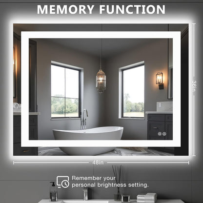 NEWBULIG 20IN Round Bathroom Wall Mirror, Modern Vanity Mirrors for Over Sink, HD Glass Decorative for Entryway, Bedroom & Living Room, Gold