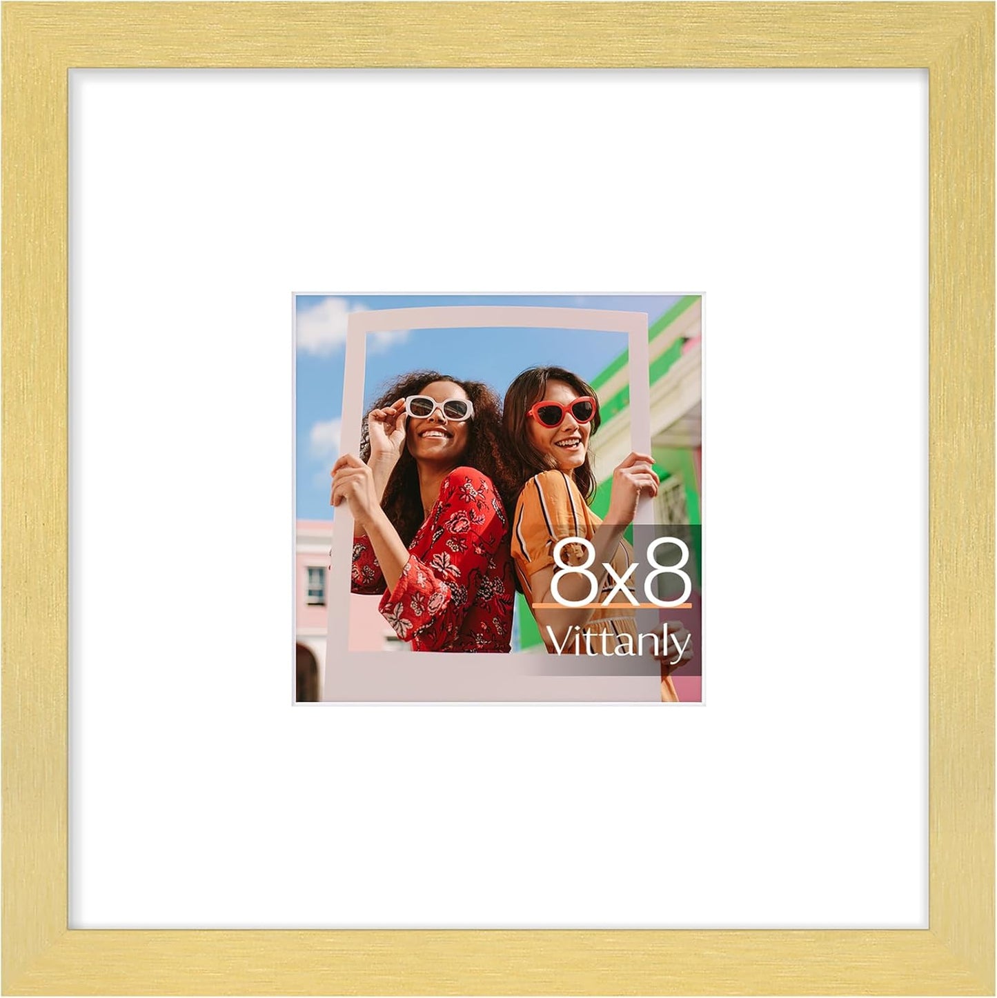 Vittanly 11x14 Picture Frame, Display Pictures 8x10 with Mat or 11x14 without Mat, Photo Frame for Wall Mounting, Black, 1 Pack - Colors A