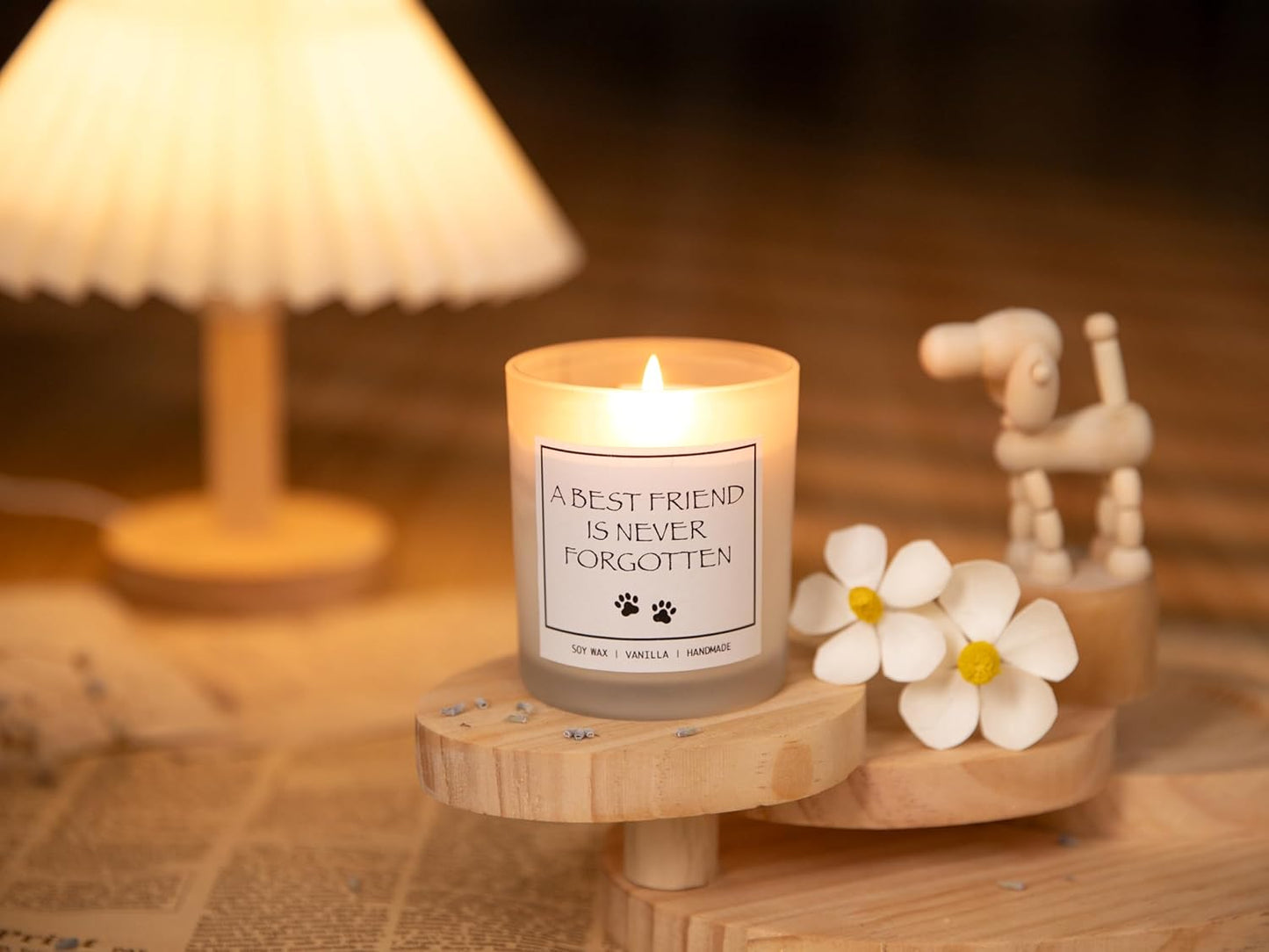 Pug Gifts & Decor, Dog Mom Gifts for Women, Dog Farts Candle, Pet Friendly Lavender Scented Candle