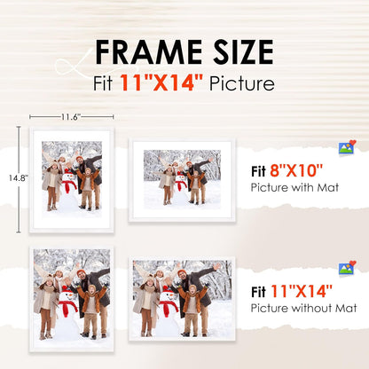 FIXSMITH 10 Pack Picture Frames Collage Wall Decor for Mounting or Tabletop Display, Gallery Wall Frame Set with Two 8x10 Black Frames, Four 5x7 Frames and Four 4x6 Frames, Multi-Pack Photo Frame Set