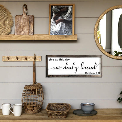 Dazingart Farmhouse Kitchen Wall Decor,Meals and Memories Are Made Here Sign, Rustic Wood Kitchen Signs Dinning Room Wall Decor (Meal)