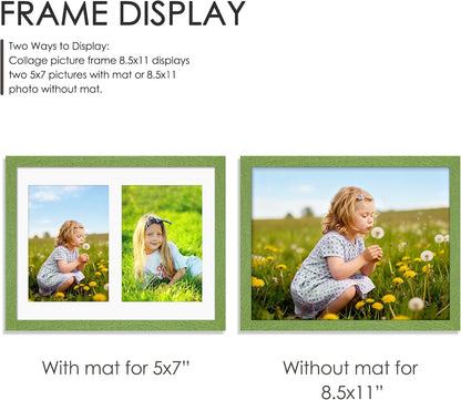 DUENPY 14x26 Collage Picture Frame 4x6 Collage Picture Frame Displays Twelve 4x6 inch Photos Available Horizontal Wall Mounting Display and Vertical Black - Colors B