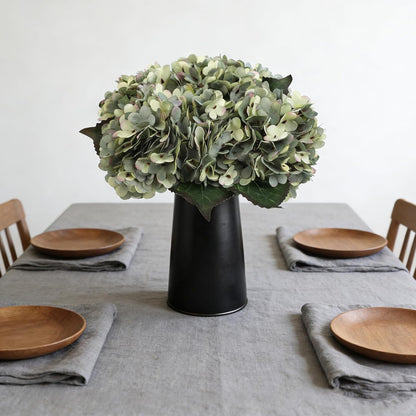 Kimura's Cabin 6pcs White Hydrangea Artificial Flowers Silk Fake Hydrangeas Faux Hydrangea Flowers with Stems for Wedding Bouquets Arrangement Home Table Centerpieces Baby Shower Party Decoration