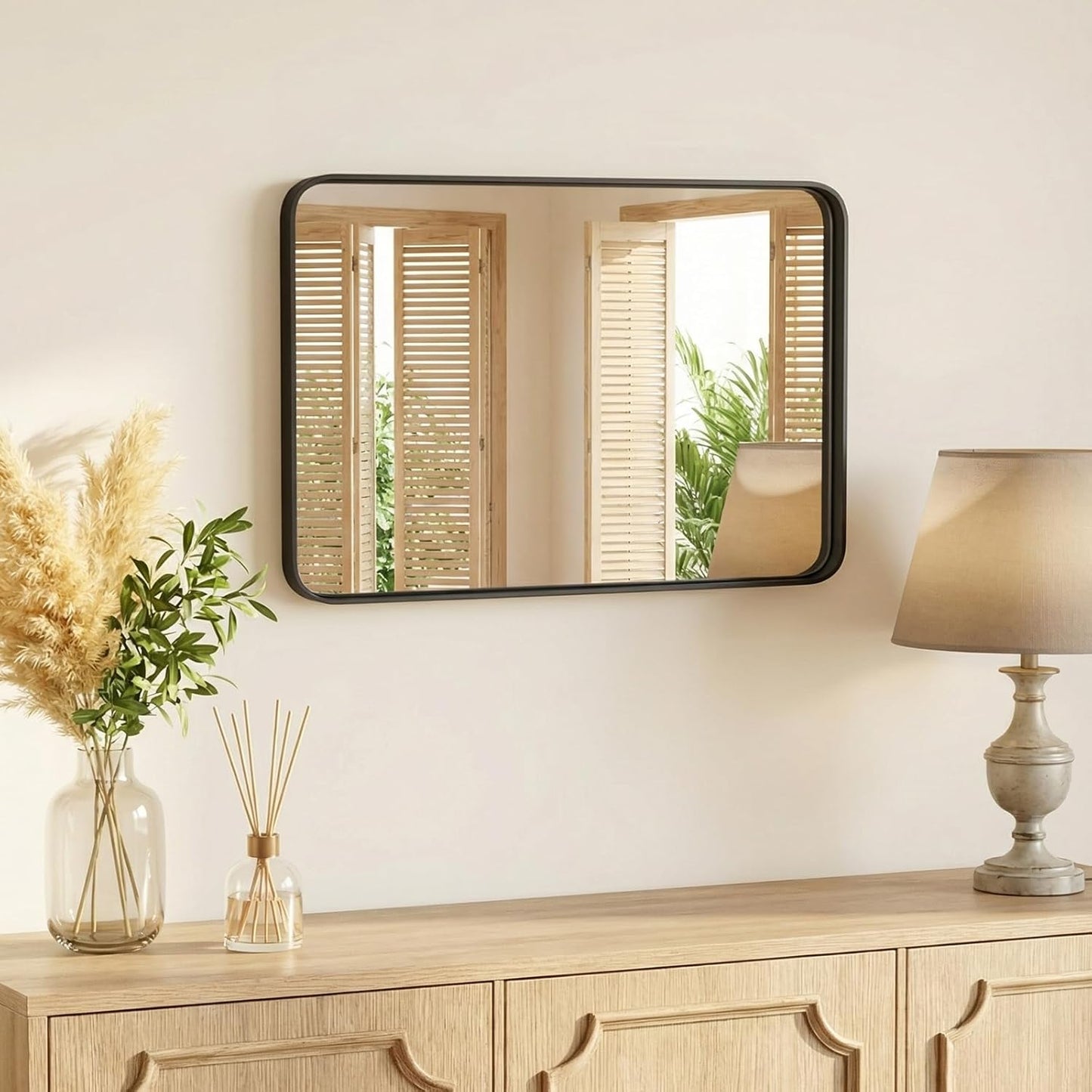 NEWBULIG Gold Round Wall Mirror 36 Inch, Bathroom Mirrors for Over Sink, Wall Decor for Bathroom, Entryway, Bedroom, Vanity