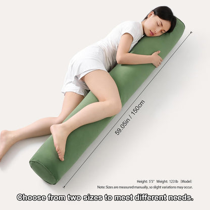 Body Pillow for Adults,Long Round Pillow,Big Cylindrical Pillow,Large Full Bolster Pillows for Side Sleepers (Steel Gray, 47.24"*7.87")