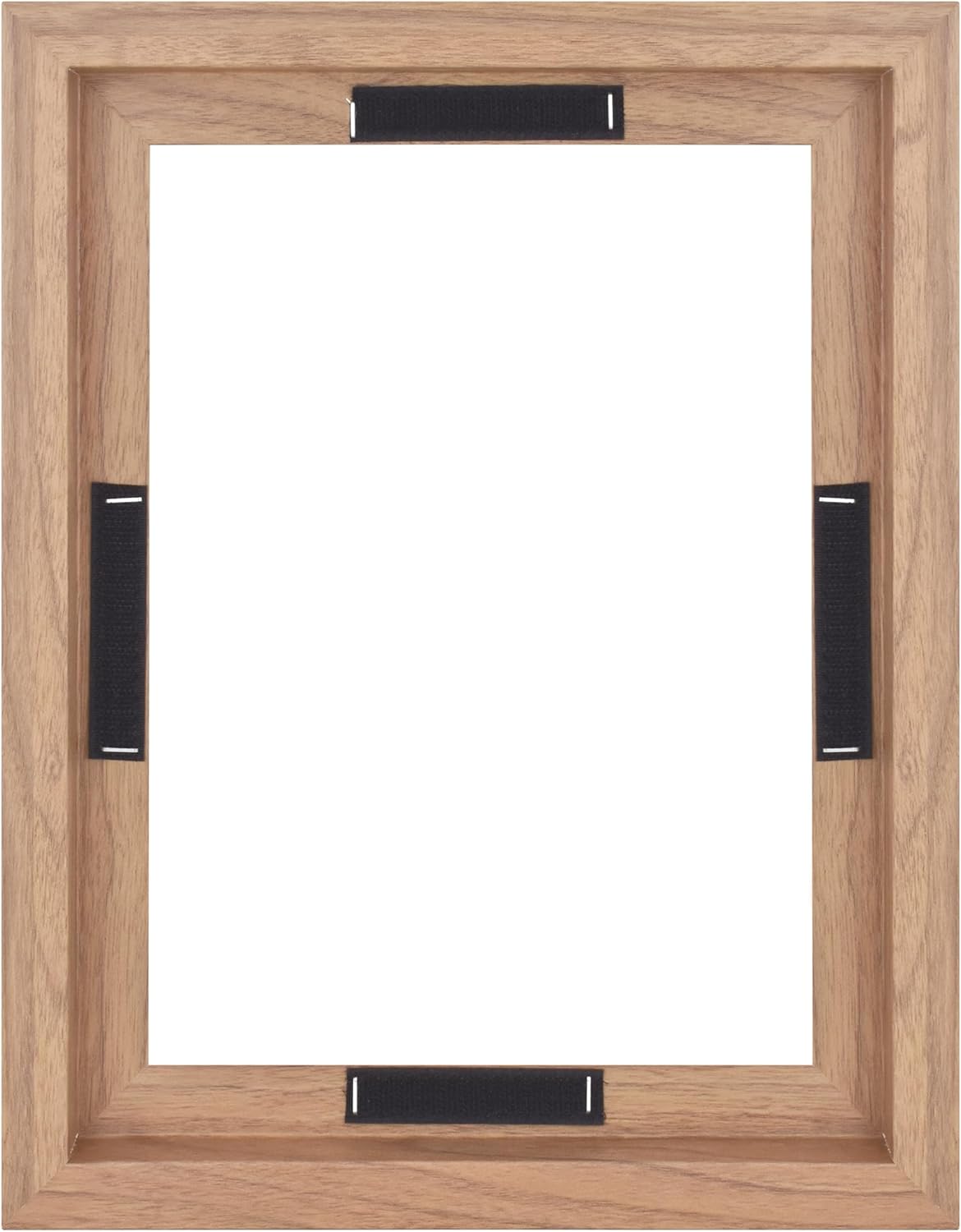MCS Canvas Float Frames 8x10 Frame, Black Frame for Finished Canvases, Vertical & Horizontal Wall Hanging Frame with Adhesive for Canvas Paintings (1-Pack)