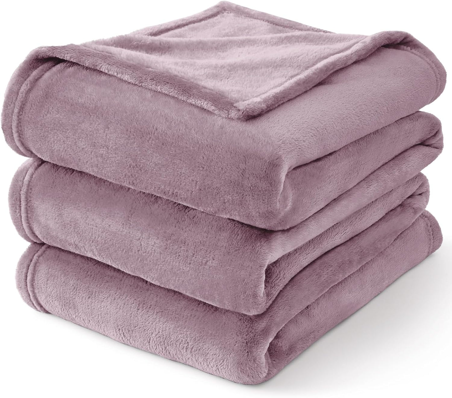 BEDELITE Fleece Blanket Black Throw Blankets for Couch & Bed, Luxury Plush Cozy Fuzzy Blanket 50x60 inches, Super Soft Warm Lightweight Throw Blanket for Travel Camping - Colors B