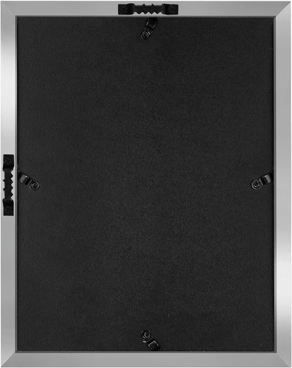 Americanflat 12x16 Shadow Box Frame with Polished Plexiglass - Silhouette Collection - Large Shadow Box Display Case for Tabletop and Wall Display - Black with Soft Felt Back