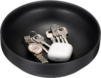 Key Bowl for Entryway Table Decorative Key Dish for Organizing Tabletop Catch All Bowl Gold Fruit Bowls for Kitchen Counter, Coffee Table,7.4 Inches