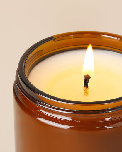 AOOVOO Coconut Vanilla Candles - 9 oz Scented Candles, Aromatherapy Candle, Soy Candle for Home Scented