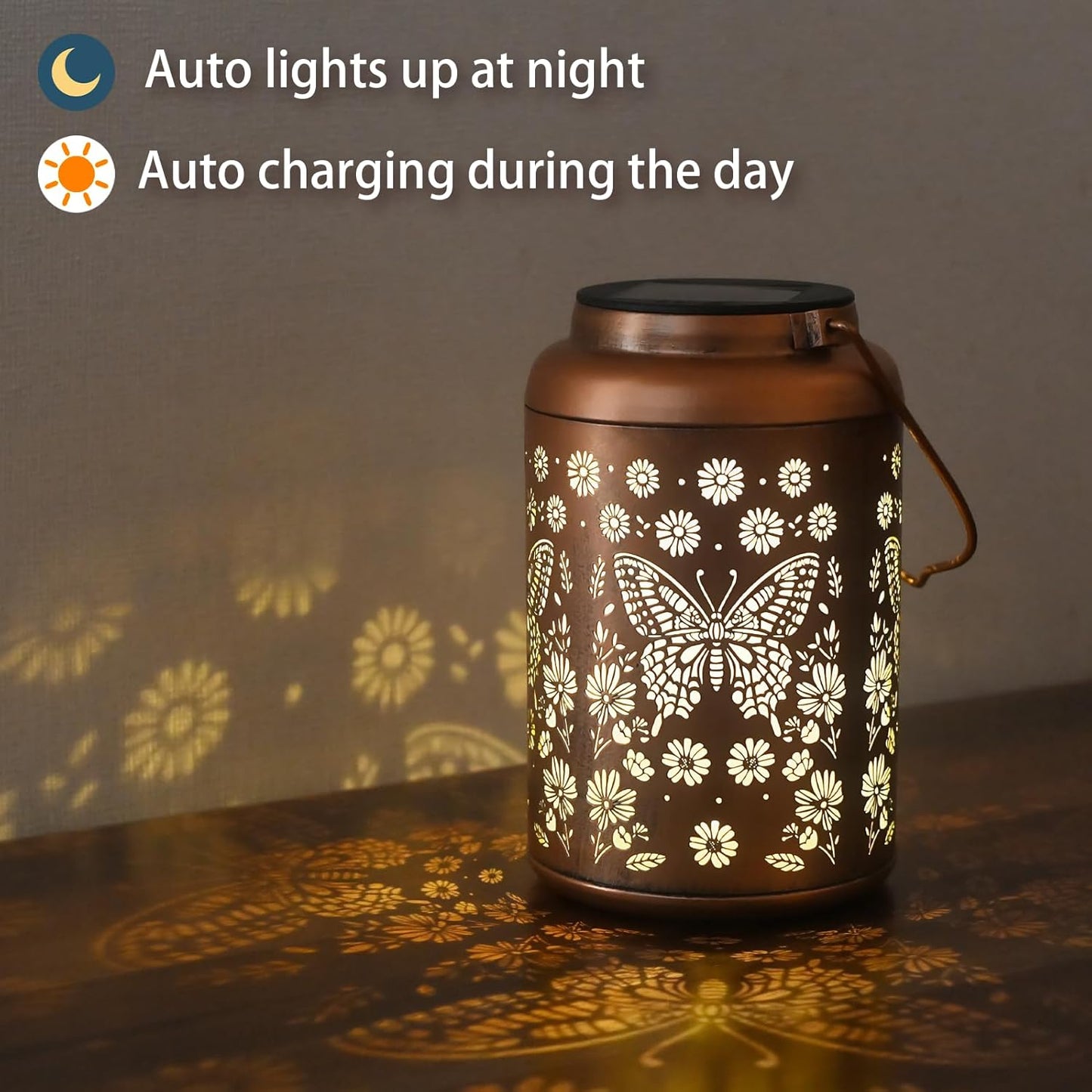 Mothers Day Gifts for Mom Grandma - Birthday Day Gifts for Women, Hummingbird Solar Lantern Outdoor Waterproof, Garden Decor