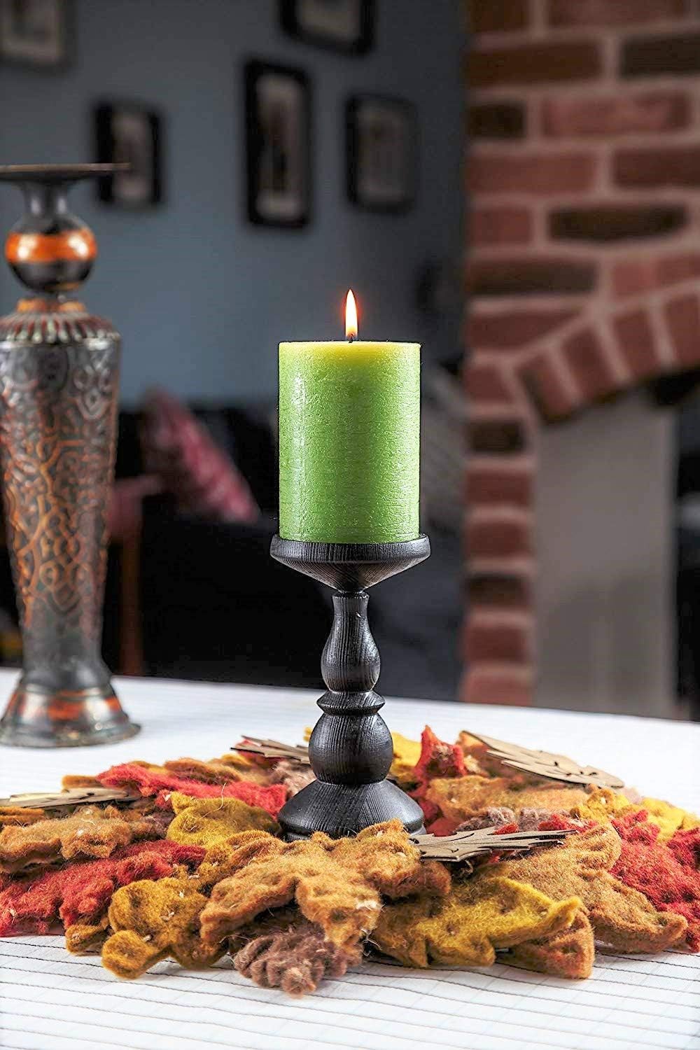 Melt Candle Pillar Candles, 3 Pack - Unscented Candles for Home, Church, Weddings, & More - 3" x 4", Ivory