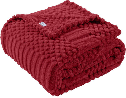 50x70 Inch Rust Throw Blanket - Soft & Fluffy Fleece, Cute & Aesthetic, Perfect for Sofa, Couch, Chair, Bed, Living Room & Bedroom, All-Season Use, Plush & Cozy Decorative Blanket