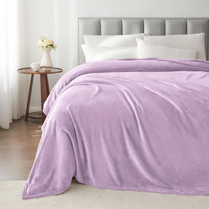 BEDELITE Fleece Blanket Black Throw Blankets for Couch & Bed, Luxury Plush Cozy Fuzzy Blanket 50x60 inches, Super Soft Warm Lightweight Throw Blanket for Travel Camping - Colors A