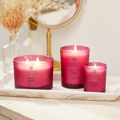 Chesapeake Bay Candle PT40886 Scented Candle Awaken + Invigorate (Lemongrass Eucalyptus) Medium Green Home Décor