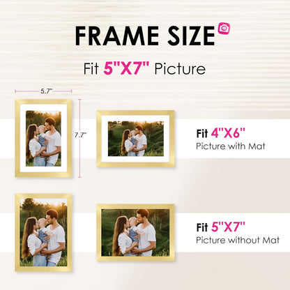 FIXSMITH 10 Pack Picture Frames Collage Wall Decor for Mounting or Tabletop Display, Gallery Wall Frame Set with Two 8x10 Black Frames, Four 5x7 Frames and Four 4x6 Frames, Multi-Pack Photo Frame Set