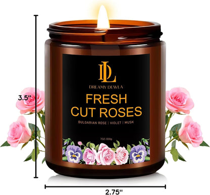 Scented Candles Set, 4 Pack Soy Candles for Home Scented, Candle Gifts for Men Women, Scents of Pineapple Cocktail/Coconut Vanilla/Pink Sands/Bahamian Breeze