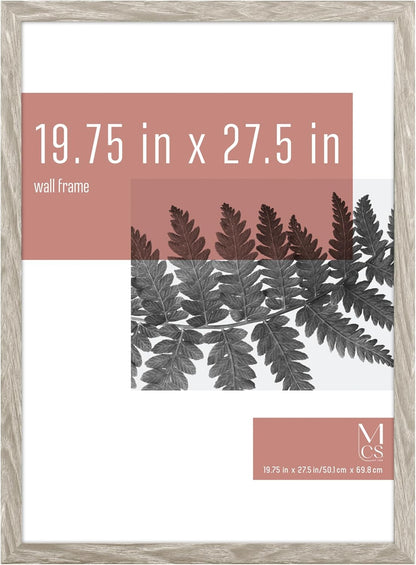 MCS Studio Gallery 16x24 Poster Frame Black Woodgrain Engineered Wood, Vertical & Horizontal Wall Hanging Large Picture Frame for Photos, Posters & Art Prints (1-Pack)