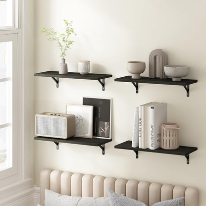 Furinno Rossi 5-Tier Wall Mount Floating Radial Corner Shelf, White
