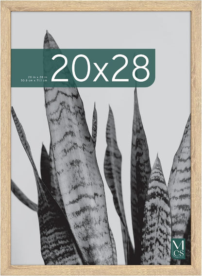 MCS Studio Gallery 16x24 Poster Frame Black Woodgrain Engineered Wood, Vertical & Horizontal Wall Hanging Large Picture Frame for Photos, Posters & Art Prints (1-Pack)