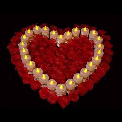 Battery Operated LED Tea Lights: 24PACK Flameless Votive Candles Lamp Realistic and Bright Flickering Holiday Gift Long Lasting 200Hours for Seasonal & Festival Celebration Warm White