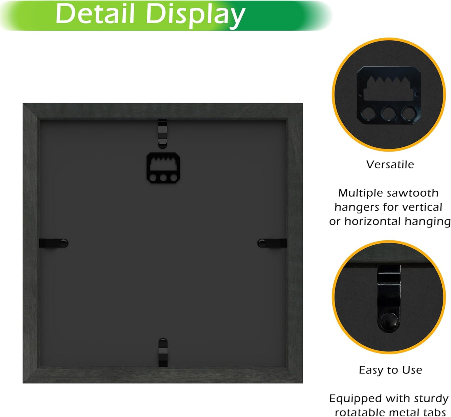 FrameWorks 11” x 14” Dark Oak Wooden Shadow Box Frame – Display Case with Soft Felt Back, Memory Box with Tempered Glass, Display Box with Elegant White Ball Push Pins, Wooden Flower Box