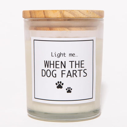 Pug Gifts & Decor, Dog Mom Gifts for Women, Dog Farts Candle, Pet Friendly Lavender Scented Candle