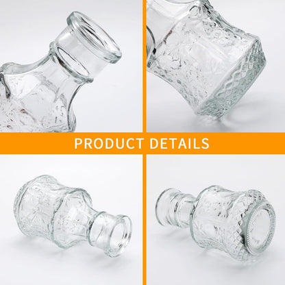 Glass Bud Vase Set of 32 pcs,Bud Vases in Bulk,Small Vases for Centerpieces, Mini Flower Vase Bulk for Rustic Wedding Home Table Decorations